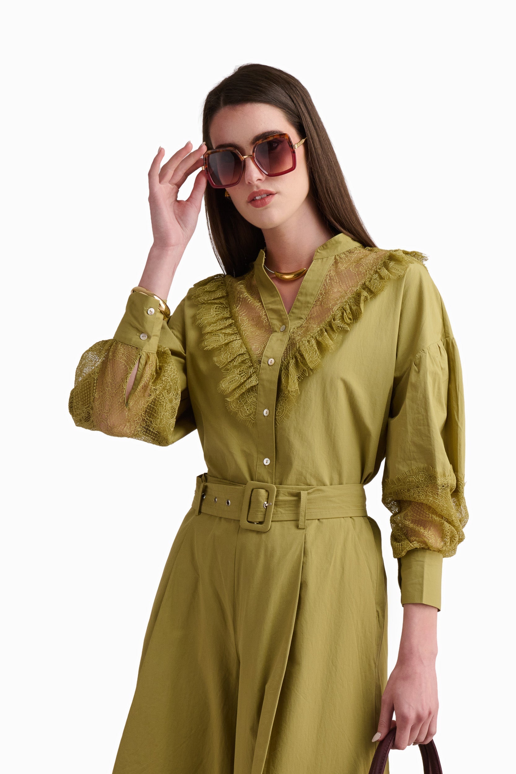 The Moss Lace Blouse