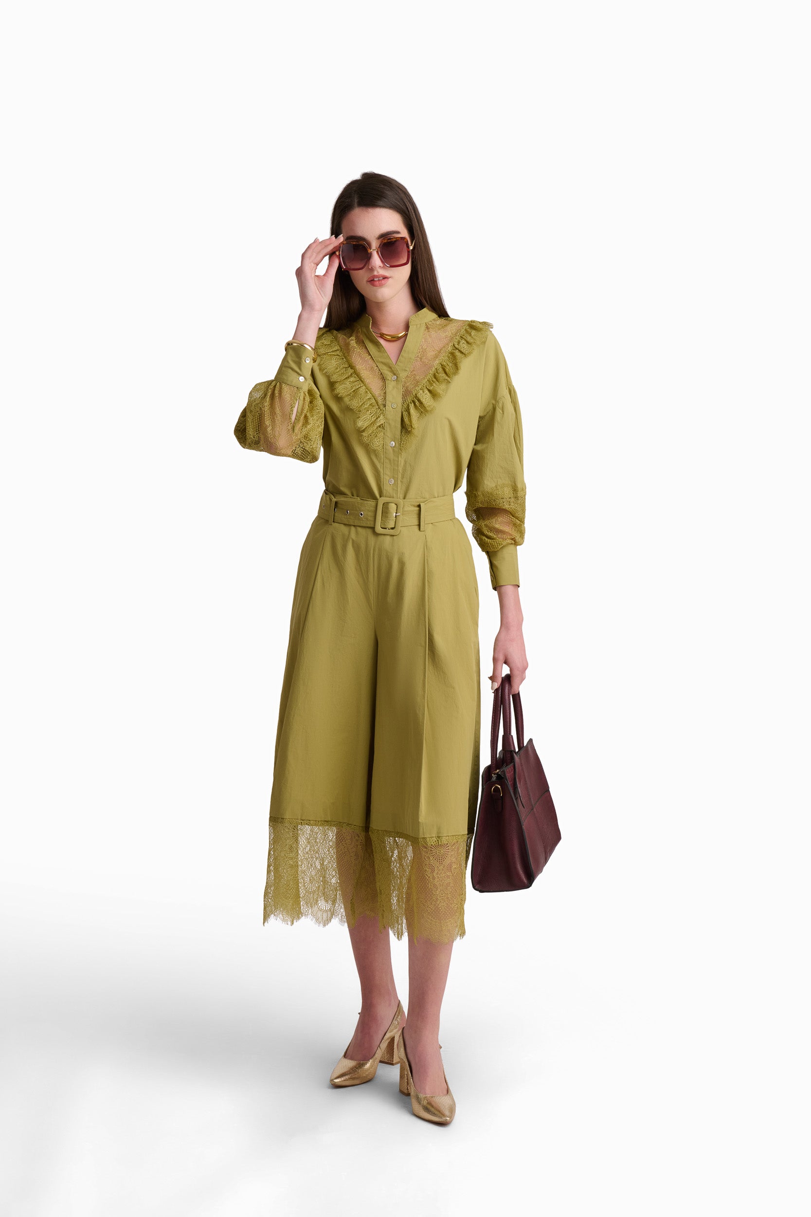 The Moss Palazzo Trouser